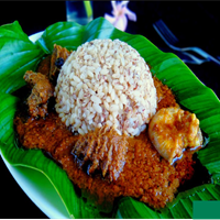 Ofada Rice & Sauce