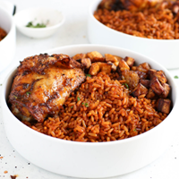 Smoky Jollof Rice